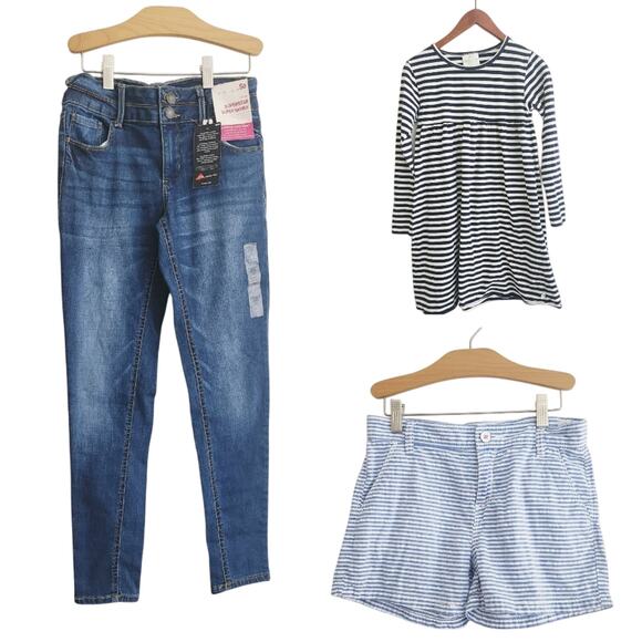12 Bundle new SO denim, Old Nayb shorts and striped dress - Picture 1 of 11